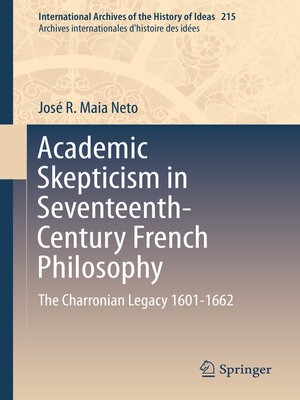 cover image of Academic Skepticism in Seventeenth-Century French Philosophy